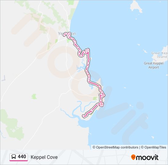440 Bus Line Map