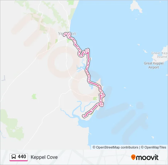 440 Bus Line Map