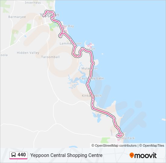 440 Bus Line Map