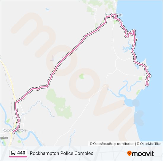 440 Bus Line Map