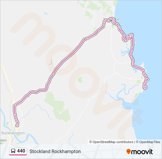 440 Bus Line Map