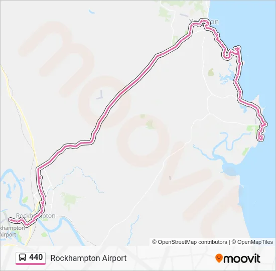 440 Route Schedules Stops Maps Rockhampton Airport Updated