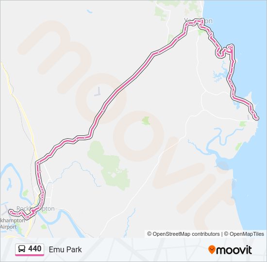 440 Route Schedules, Stops & Maps Emu Park (Updated)