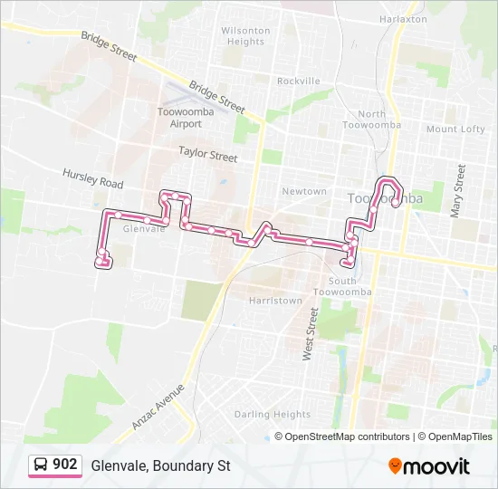 902 Bus Line Map