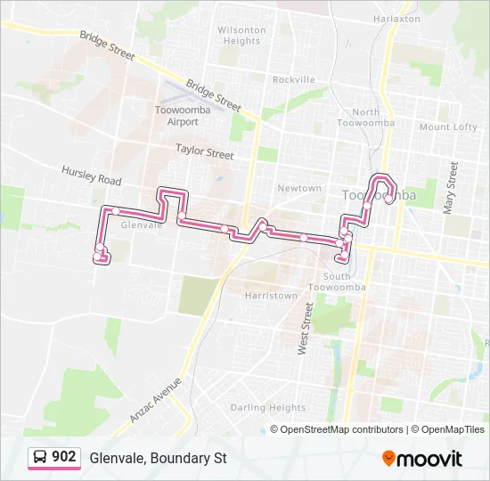 902 Bus Line Map
