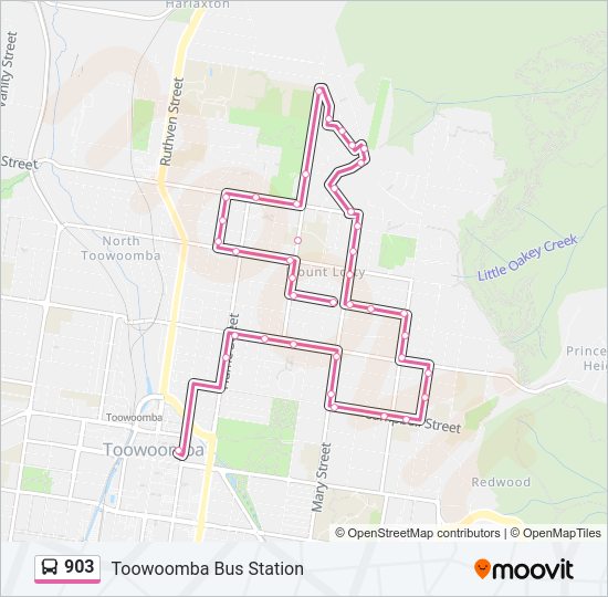 903 Bus Line Map