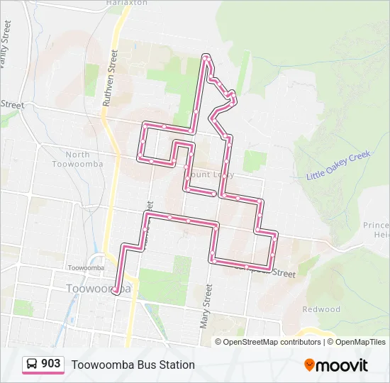 903 Bus Line Map