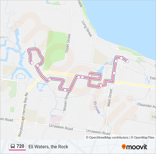 720 bus Line Map