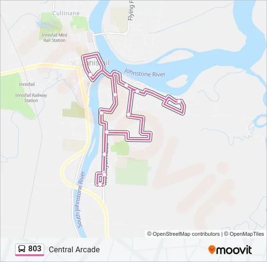 803 Bus Line Map