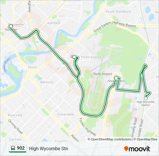 902 Bus Line Map