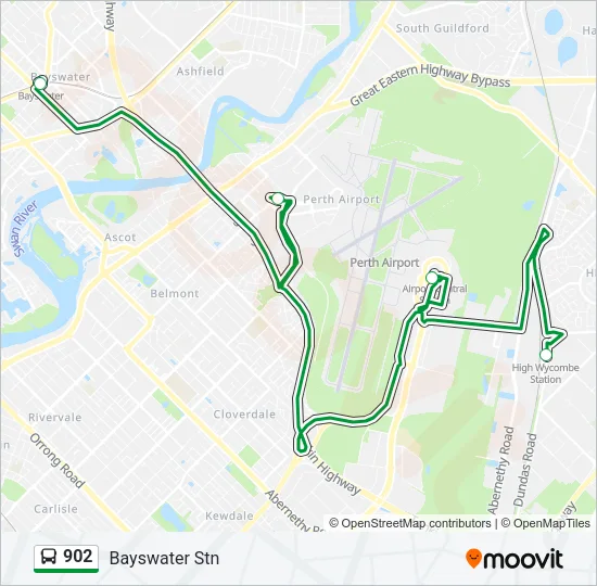 902 Bus Line Map