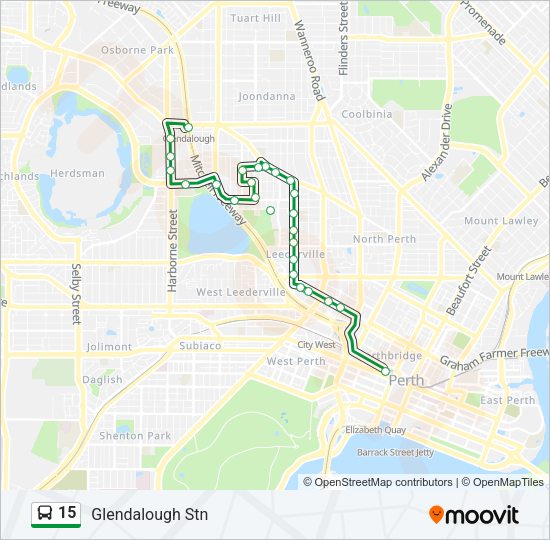 15 bus Line Map