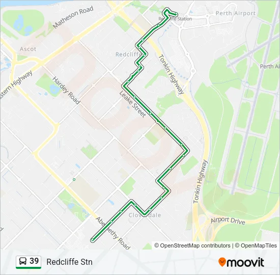 39 Bus Line Map