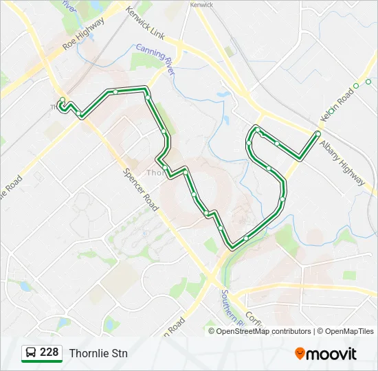 228 Bus Line Map