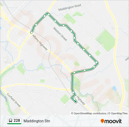 228 Bus Line Map