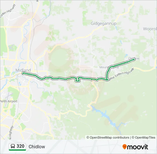 320 Bus Line Map