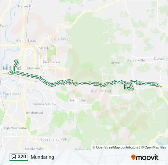 320 Bus Line Map