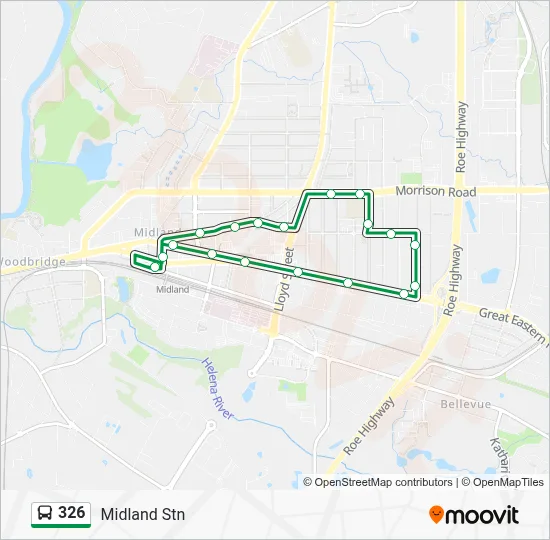 326 Route: Schedules, Stops & Maps - Midland Stn (Updated)
