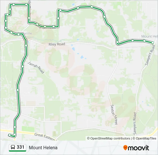 331 Bus Line Map