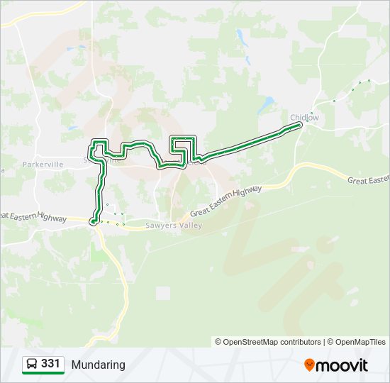 331 Bus Line Map