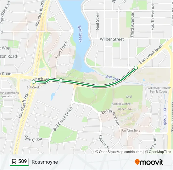509 Bus Line Map
