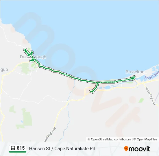 815 Bus Line Map