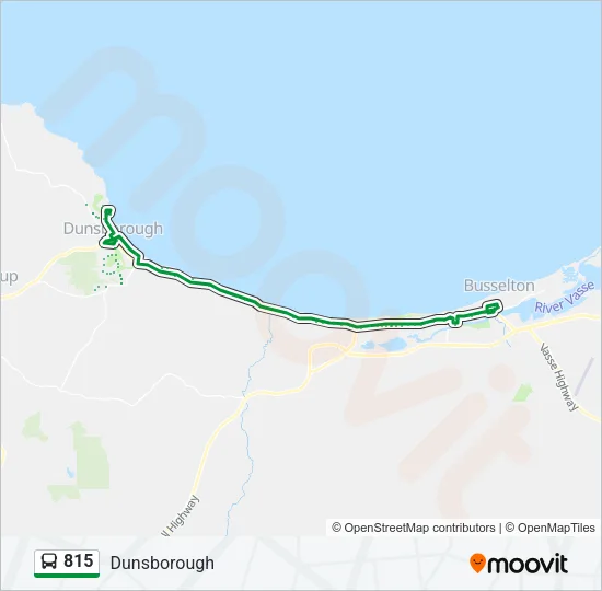 815 Bus Line Map