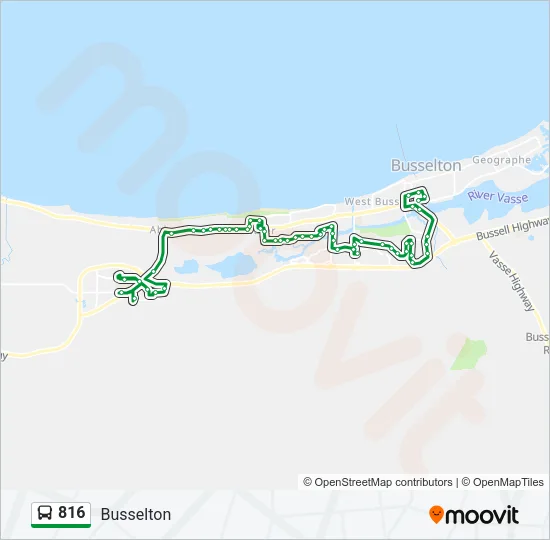 816 Bus Line Map