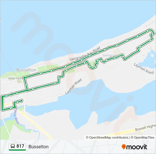 817 Bus Line Map