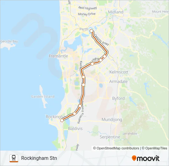 STADIUM SPECIAL Train Line Map