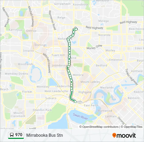 970 Bus Line Map
