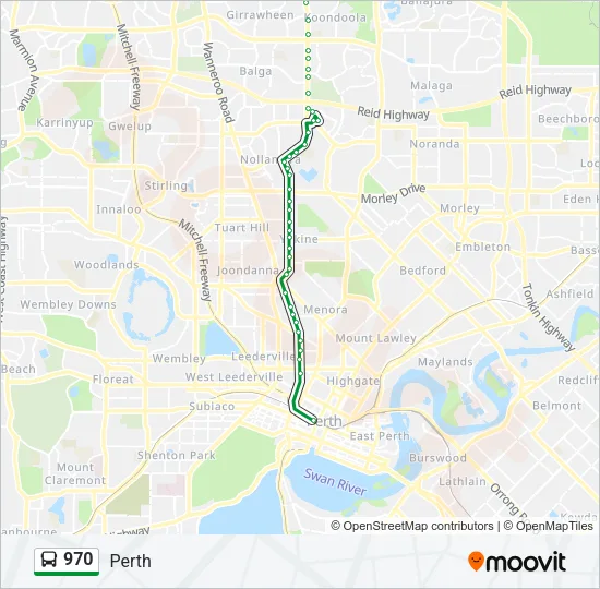 970 Bus Line Map