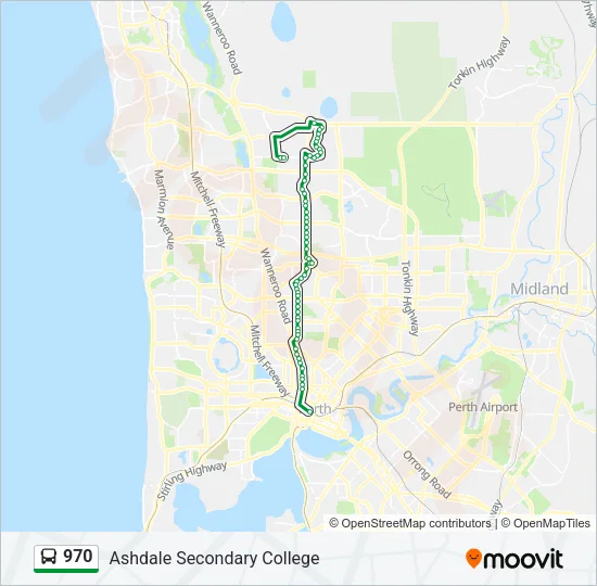 970 Bus Line Map