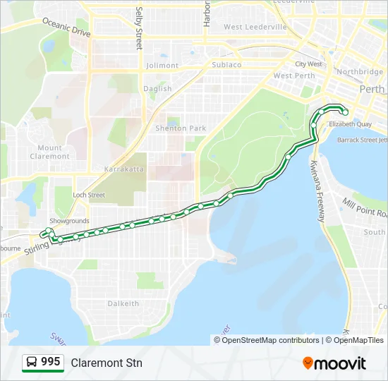 995 Bus Line Map