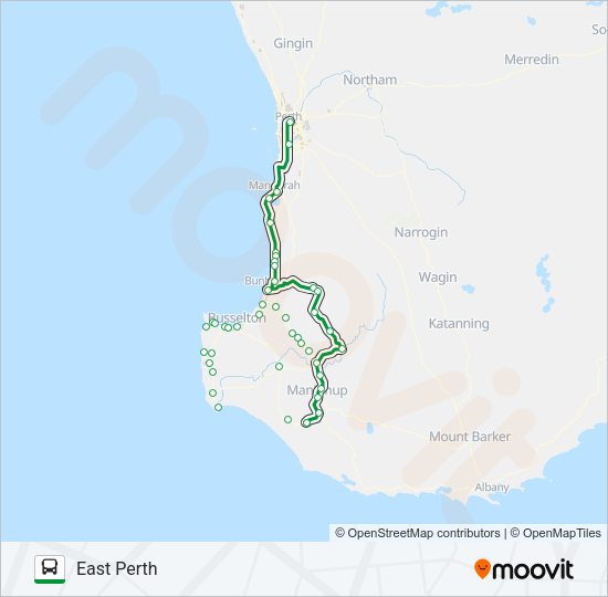 PEMBERTON Bus Line Map