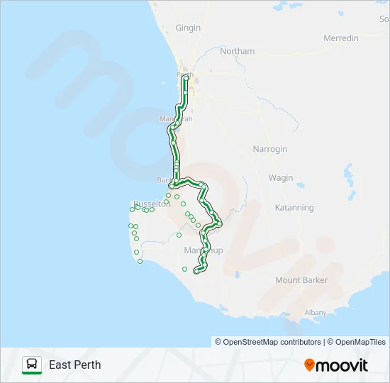 PEMBERTON Bus Line Map