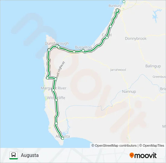 PEMBERTON Bus Line Map