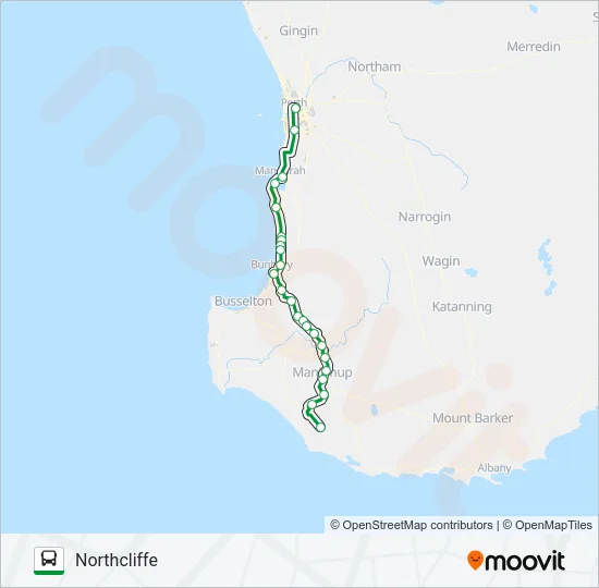 PEMBERTON Bus Line Map