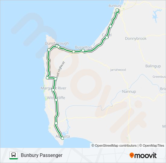 PEMBERTON Bus Line Map