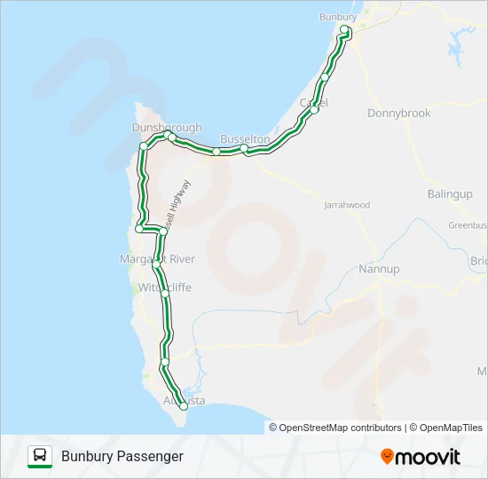 PEMBERTON Bus Line Map