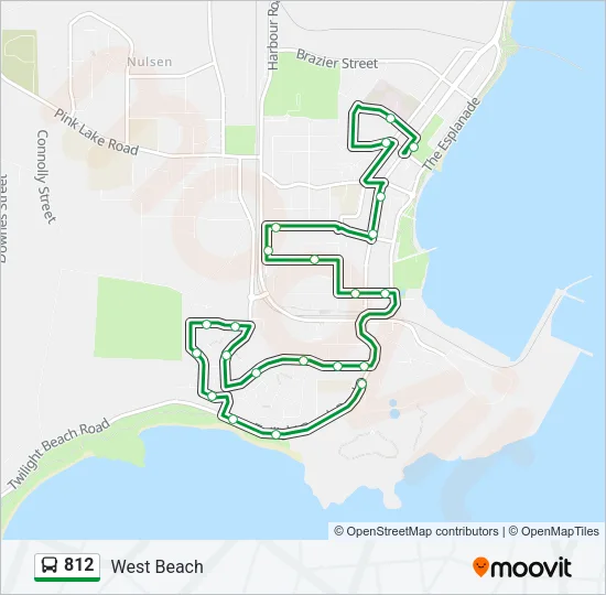 812 Bus Line Map