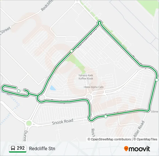 292 Bus Line Map