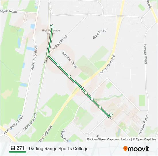 271 Bus Line Map