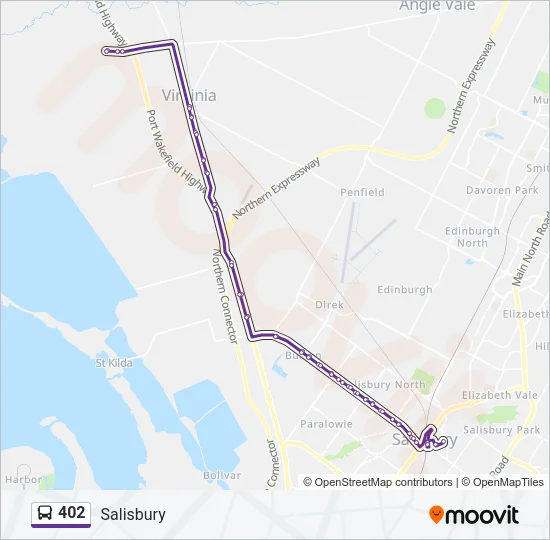 402 Bus Line Map