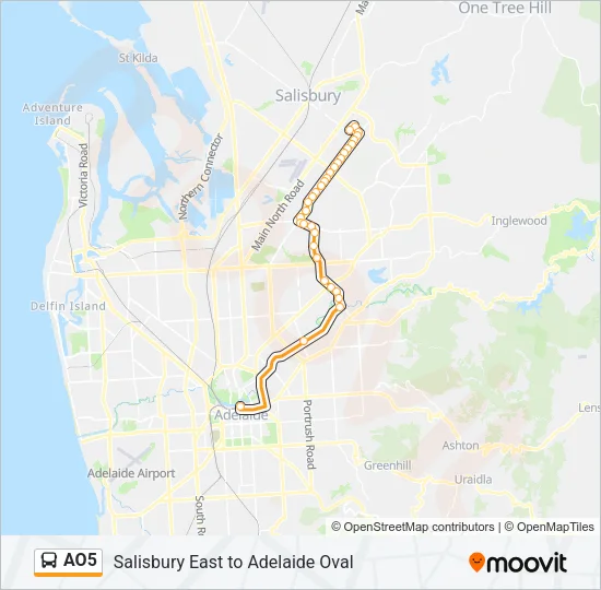 AO5 Bus Line Map