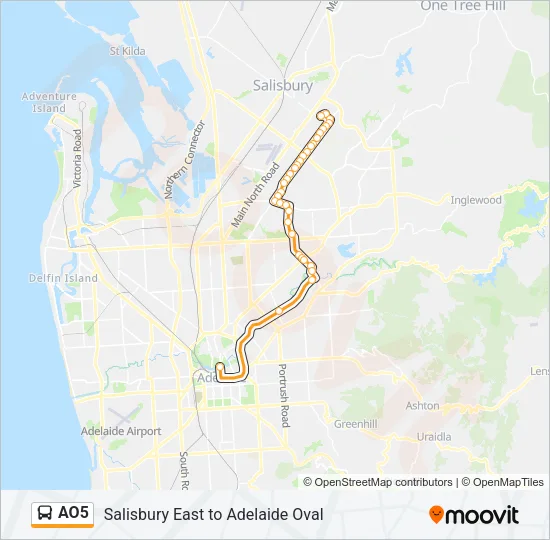 AO5 Bus Line Map