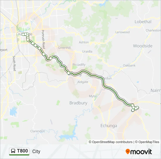 T800 Bus Line Map