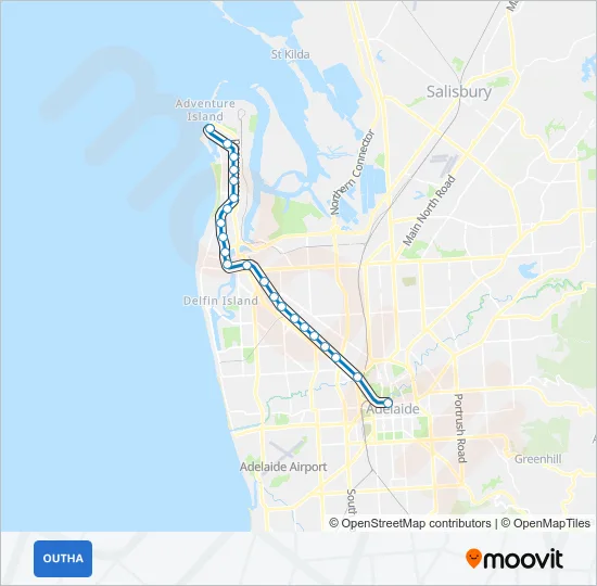 OUTHA Train Line Map