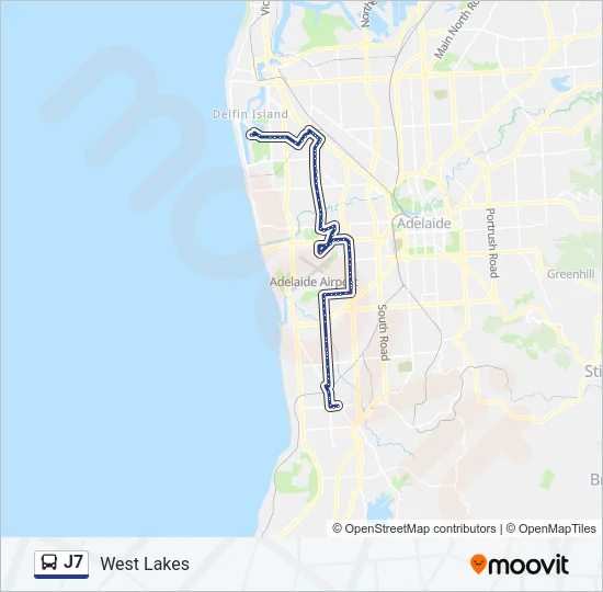 J7 Bus Line Map