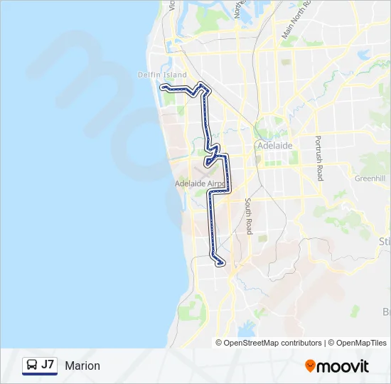 J7 Bus Line Map